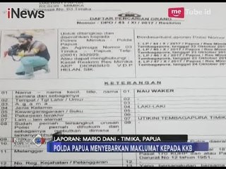 Download Video: Laporan Terkait Penyanderaan Warga Papua Usai Penyebaran maklumat Kapolda Papua - iNews Malam 13/11