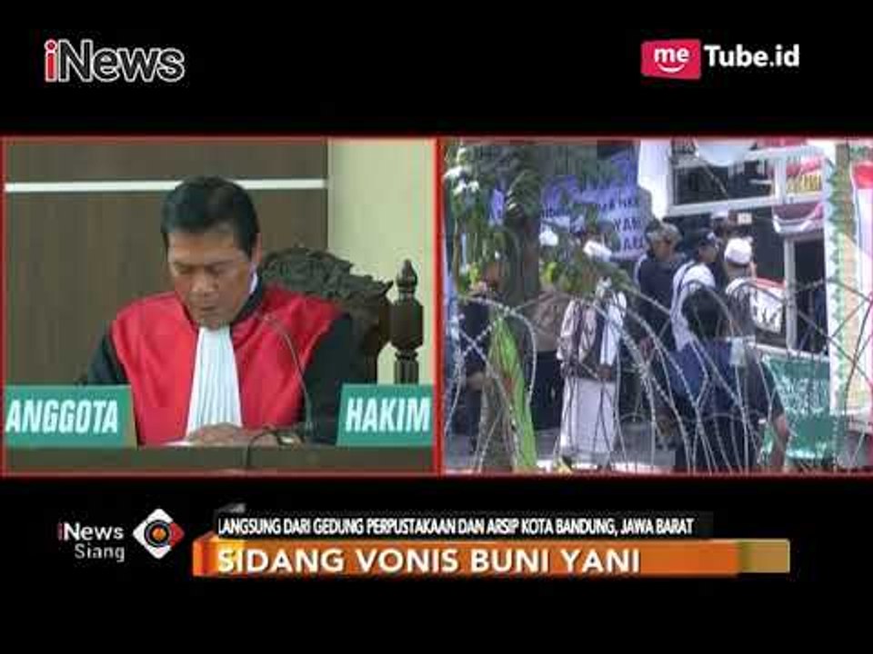 Agenda Mendengarkan Amar Putusan Terkait Sidang Vonis Buni Yani - iNews Siang 14/11