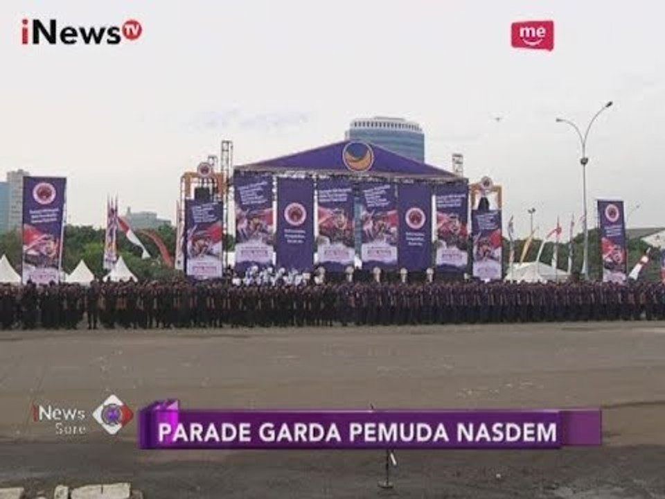 Garda Pemuda Partai Nasdem Menggelar Apel & Parade di JIExpo Kemayoran Jakarta - iNews Sore 14/11