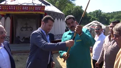 Venezuela Devlet Başkanı'ndan "Diriliş Ertuğrul" Setine Ziyaret (2)