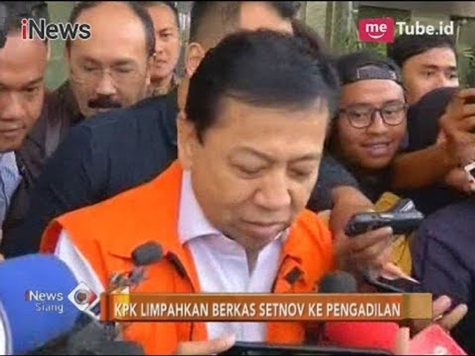 Lengkap, KPK Limpahkan Berkas Perkara Setnov ke Pengadilan - iNews Siang 06/12