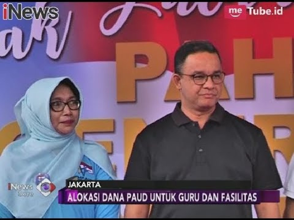 Gubernur Anies Baswedan Mengalokasikan Dana untuk Guru & Fasilitas Paud - iNews Sore 19/11