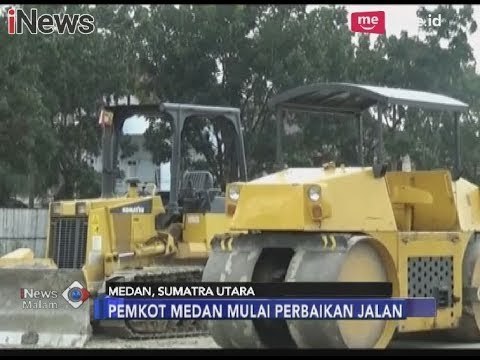 Jelang Ngunduh Mantu Kahiyang, Pemkot Medan Mulai Perbaiki Jalan - iNews Malam 18/11