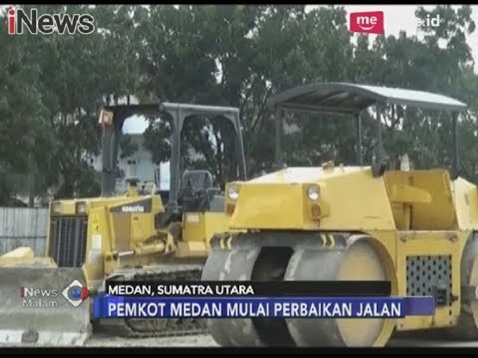 Jelang Ngunduh Mantu Kahiyang, Pemkot Medan Mulai Perbaiki Jalan - iNews Malam 18/11