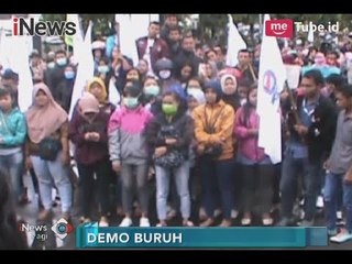 Download Video: Buruh Dikota Semarang Tolak Penetapan UMK Rp 1,8 Juta & Minta Rp 2,5 Juta - iNews Pagi 19/11