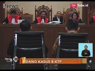 Kesaksian M Nazaruddin Pada Sidang Kasus Megakorupsi E-KTP - iNews Siang 20/11