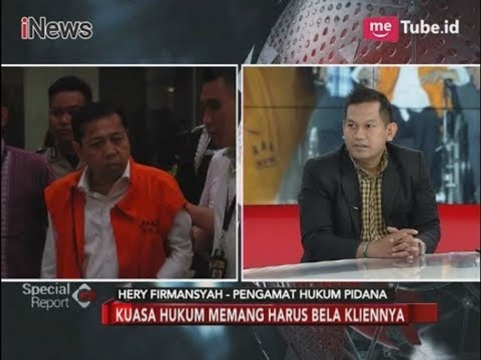 Kuasa Hukum Setnov Harus Tetap Gunakan Etika Saat Membela - Special Report 20/11