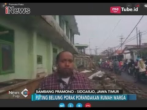 Kondisi Kawasan Sidoarjo Pasca Terjadinya Angin Puting Beliung - iNews Pagi 23/11