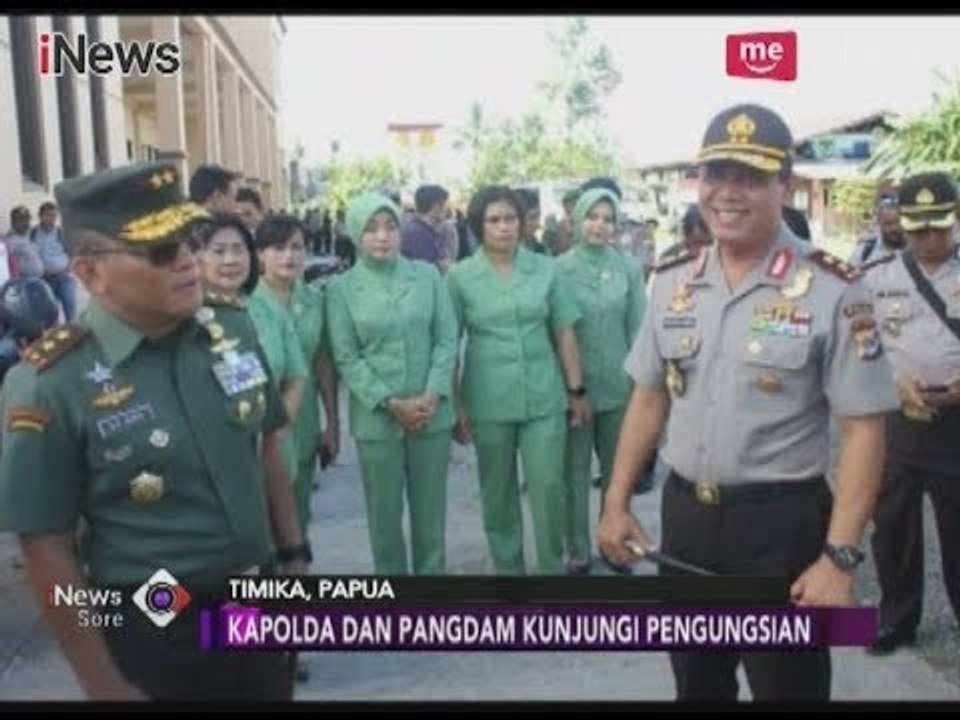 Pangdam & Kapolda Papua Kunjungi Pengungsian Korban Penyanderaan KKB - iNews Sore 21/11