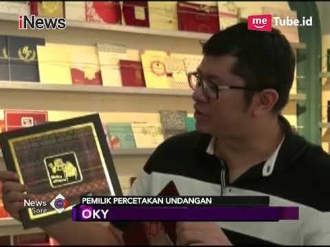 Undangan Pernikahan Kahiyang-Bobby Dihiasi Motif Ulos Langka - iNews Sore 22/11