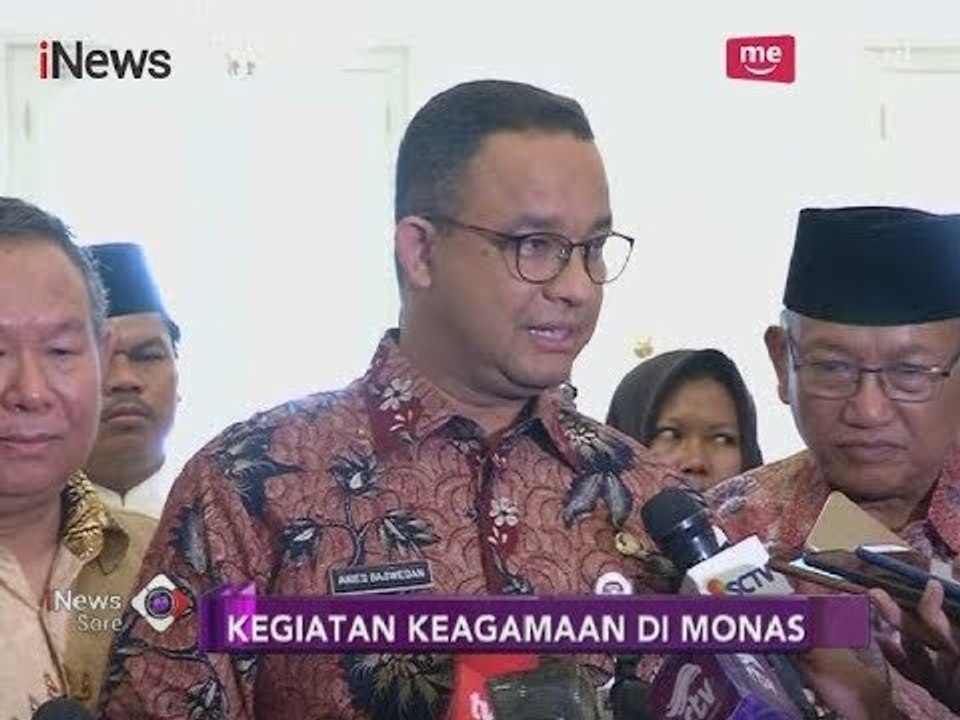 Kegiatan Keagamaan di Monas, Gubernur Anies Gelar Rapat Dengan FKUB - iNews Sore 23/11
