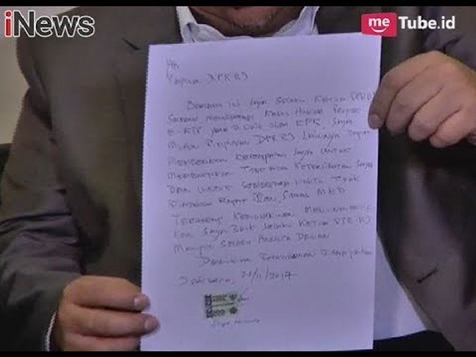 Fahri Hamzah Benarkan Surat Tulis Tangan Setnov yang Tak Mau Mundur Dari DPR - iNews Prime 22/11