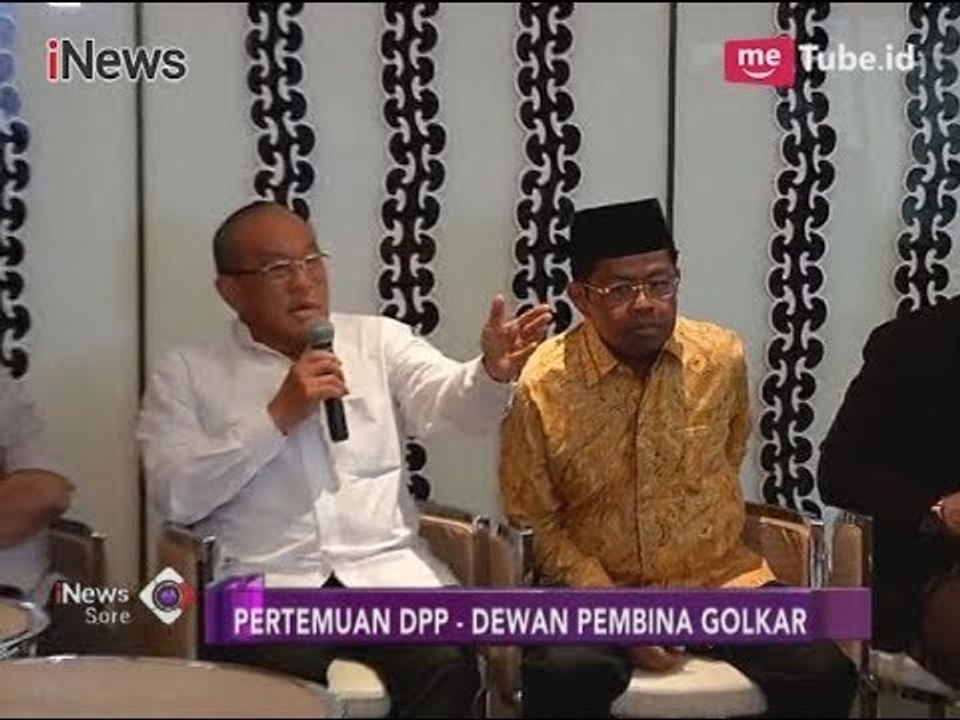 Pertemuan DPP & Dewan Pembina Partai Golkar - iNews Sore 24/11