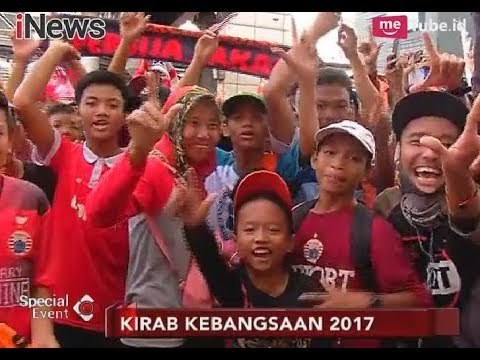 Suporter Persija Jakarta Ikuti Kirab Kebangsaan di Monas - Special Event 26/11