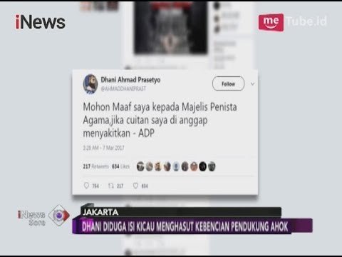 Ahmad Dhani Ditetapkan Tersangka Kasus Ujaran Kebencian - iNews Sore 28/11