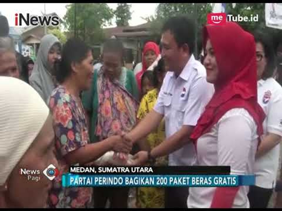 Peduli Pada Masyarakat, Partai Perindo Berikan 200 Paket Beras Gratis - iNews Pagi 28/11