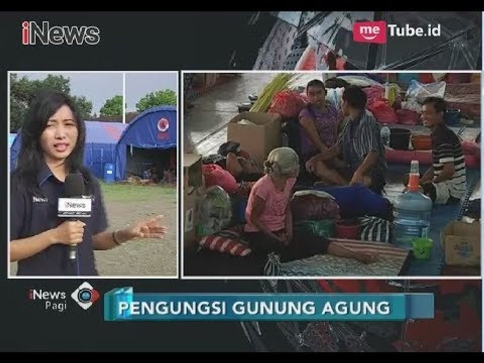 Kondisi Pengungsi Gn. Agung di Tempat Penampungan Gor Swecapura Bali - iNews Pagi 28/11