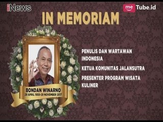 Bondan "Maknyus" Winarno Meninggal Dunia - iNews Sore 29/11