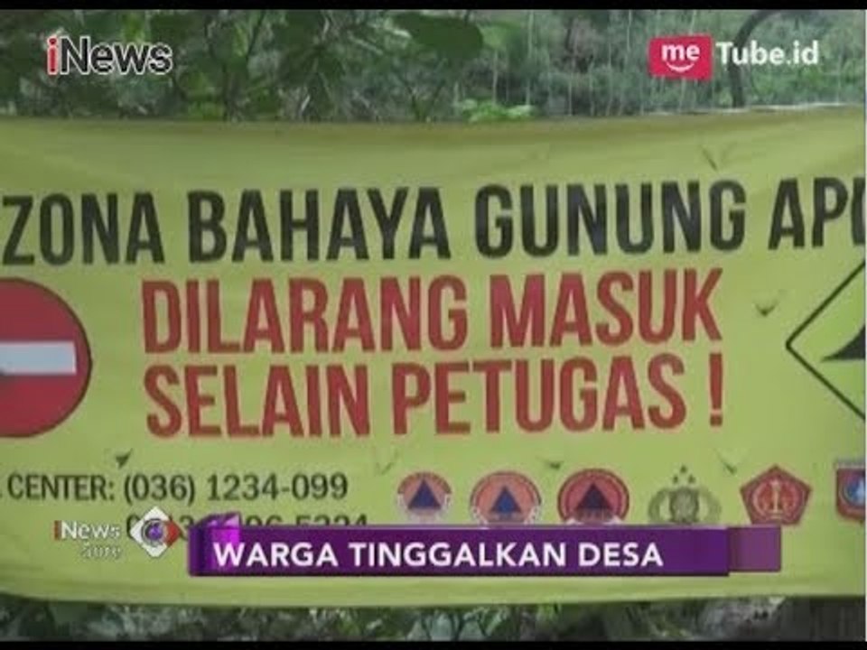 Usai Warga Dievakuasi, Desa di Zona Merah Sepi Penduduk - iNews Sore 30/11