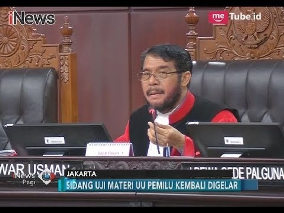 Sidang Uji Materi UU Pemilu Kembali Digelar di Mahkamah Konstitusi - iNews Pagi 30/11