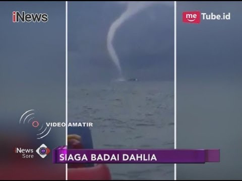 Video Amatir Pusaran Puting Beliung Badai Dahlia - iNews Sore 01/12