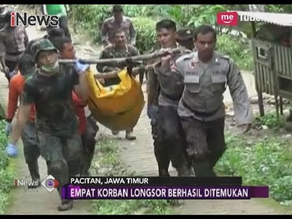 4 Korban Tewas Bencana Longsor di Pacitan Berhasil Ditemukan Tim SAR - iNews Sore 02/12