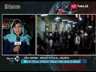 Situasi di masjid Istiqlal Jelang Acara Reuni Akbar 212 di Monas - iNews Pagi 02/12