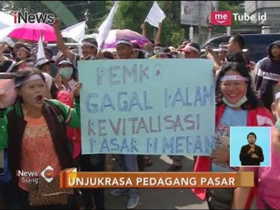 Puluhan Pedagang Demo Tuntut Kejelasan Pembangunan Pasar - iNews Siang 04/12