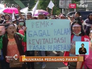 Puluhan Pedagang Demo Tuntut Kejelasan Pembangunan Pasar - iNews Siang 04/12