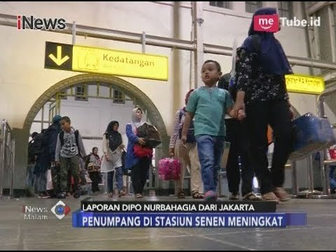 Hari Terakhir Libur Panjang Penumpang di Stasiun Senen Meningkat - iNews Malam 03/12