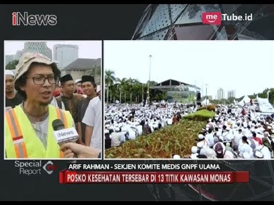Posko Kesehatan Tersedia untuk Para Jamaah di Sekitar Kawasan Monas - Special Report 02/12