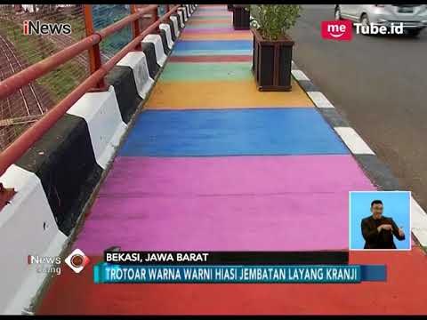 Keren, Fly Over Kranji Mulai Berwana oleh Trotoar Pelangi - iNews Siang 22/01