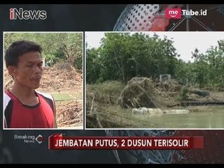 Diterjang Banjir, Sebuah Jembatan di Yogyakarta Putus & Mengisolir 2 Dusun - Breaking News 06/12