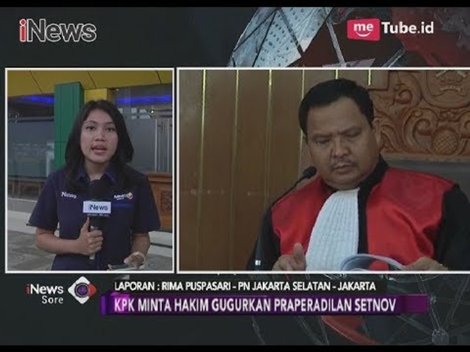 Laporan Informasi Lanjutan Sidang Praperadilan Setya Novanto - iNews Sore 08/12