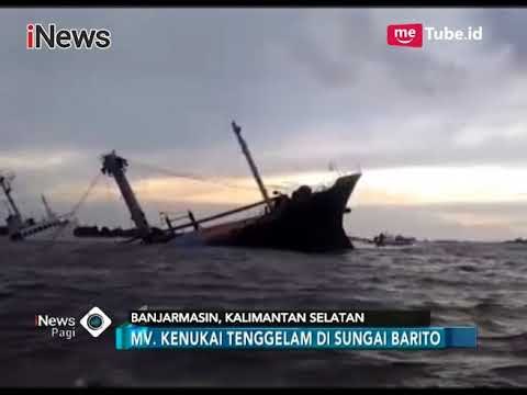 Kapal Kargo Bermuatan 2500 Ton Semen Tenggelam di Sungai Barito - iNews Pagi 09/12