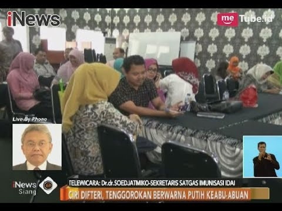 Bahaya Difteri Bisa Membuat Susah Bernapas Hingga Harus Melubangi Tenggorokan - iNews Siang 10/12