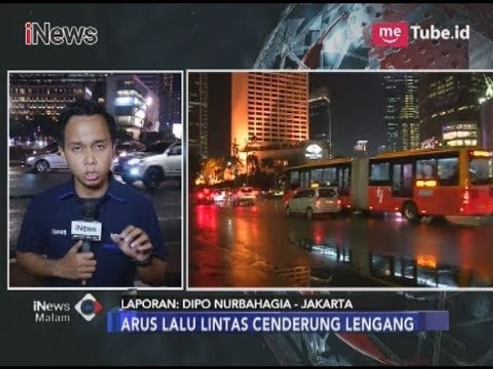 Pasca Cuaca Ekstrem, Arus Lalin di Bundaran HI Cenderung Lengang - iNews Malam 11/12