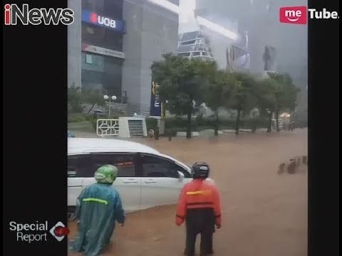 Diguyur Hujan Deras Dengan Petir & Angin, Jakarta Kembali Tergenang Banjir - Special Report 11/12