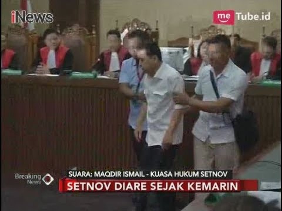 Kuasa Hukum: Setnov Sakit Diare Sejak Beberapa Hari yang Lalu - Breaking News 13/12