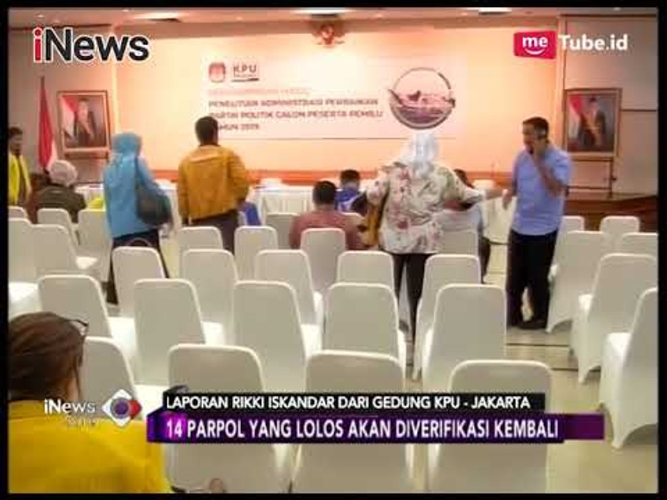 Menanti Pengumuman KPU Terkait Verifikasi Parpol yang Siap Ikut Pemilu 2019 - iNews Sore 14/12