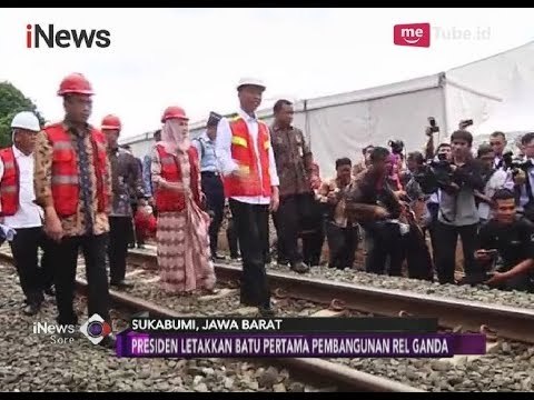 Jokowi Meresmikan Pembangunan Jalur Kereta Sukabumi-Bogor Sepanjang 57 Km - iNews Sore 15/12