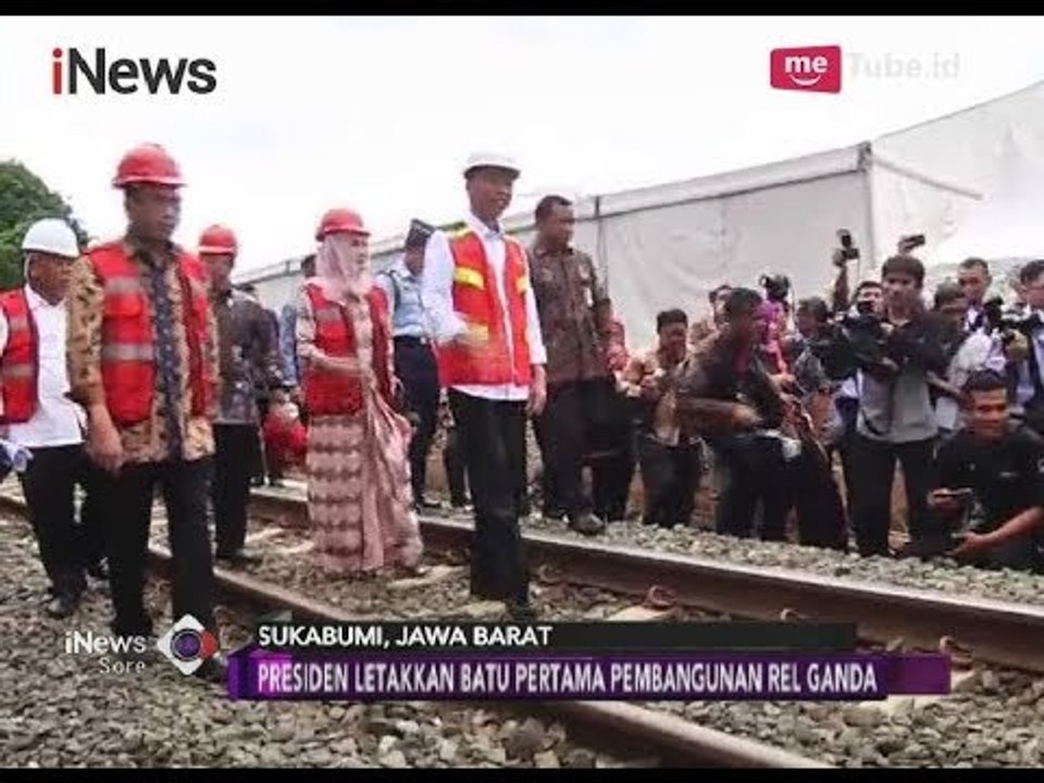 Jokowi Meresmikan Pembangunan Jalur Kereta Sukabumi-Bogor Sepanjang 57 Km - iNews Sore 15/12