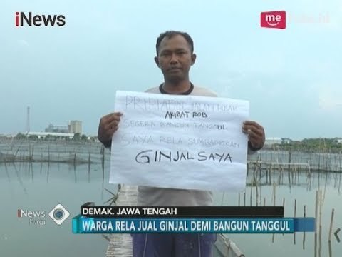 Tak Kunjung Diperbaiki, Warga Demak Rela Jual Ginjal Demi Bangun Tanggul - iNews Pagi 14/12