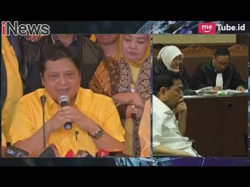 Terpilih Menjadi Ketum Golkar, Airlangga Mendoakan yang Terbaik untuk Setnov - iNews Sore 14/12
