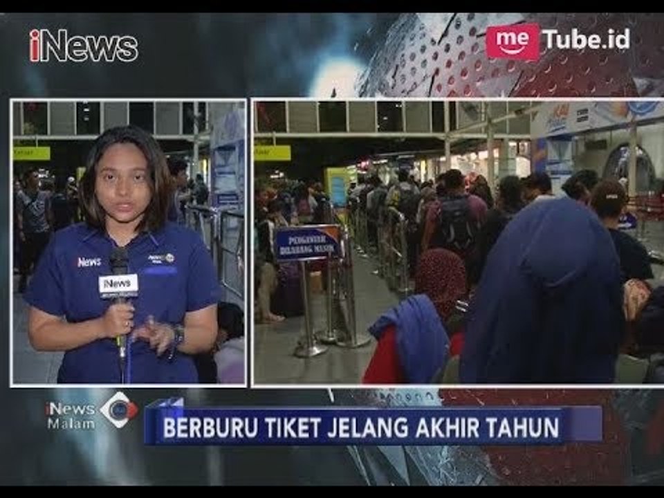 Jelang Libur Natal & Tahun Baru, Kondisi di Stasiun Senen Dipadati Penumpang - iNews Malam 15/12