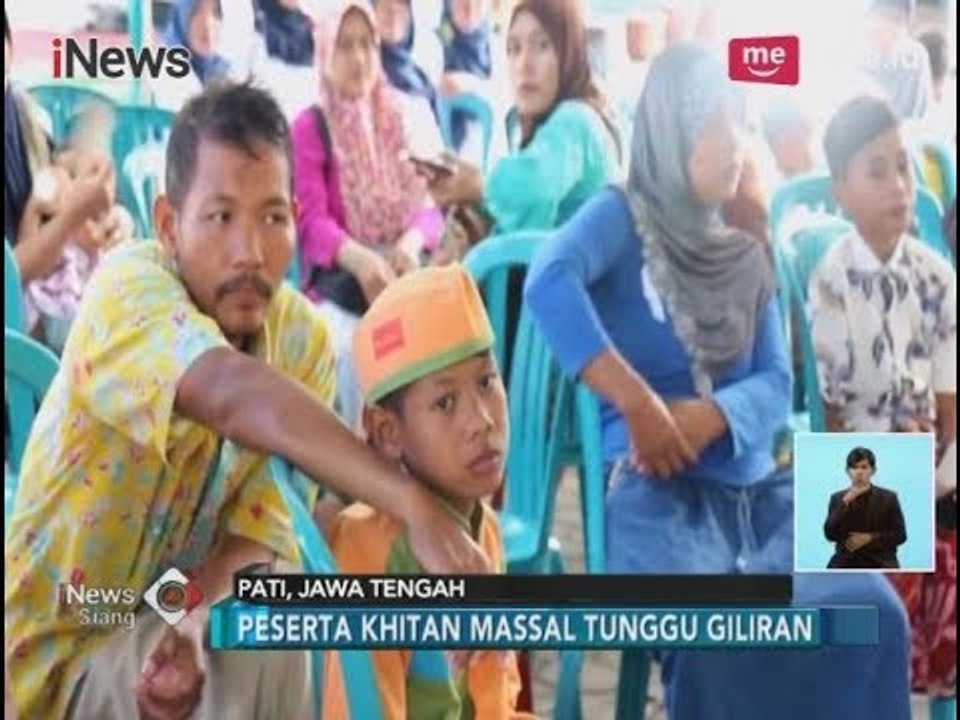 Beginilah Ekspresi Lucu Anak-anak Saat Akan Mengikuti Sunatan Massal - iNews Siang 18/12