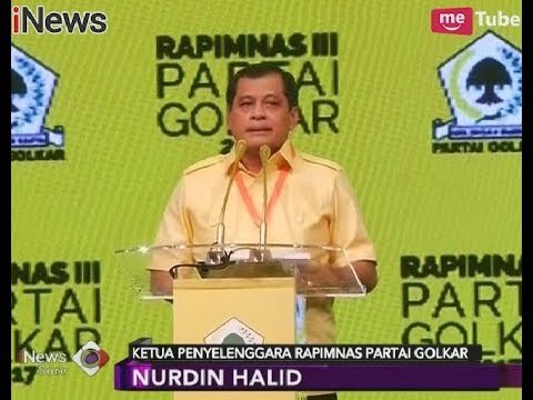 Sebagai Ketua Penyelenggara, Nurdin Halid Buka Rapimnas III Partai Golkar - iNews Sore 18/12