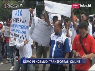 Ratusan Pengemudi Demo Tuntut Payung Hukum Untuk Transportasi Online - iNews Malam 18/12