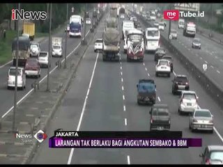 Kemenhub Melarang Truk Melintas di Jalur Tol Pada Libur Natal & Tahun Baru - iNews Sore 19/12