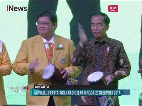 Hadir di Munaslub, Presiden Jokowi Singgung Kubu-kubuan di Golkar - iNews Pagi 19/12